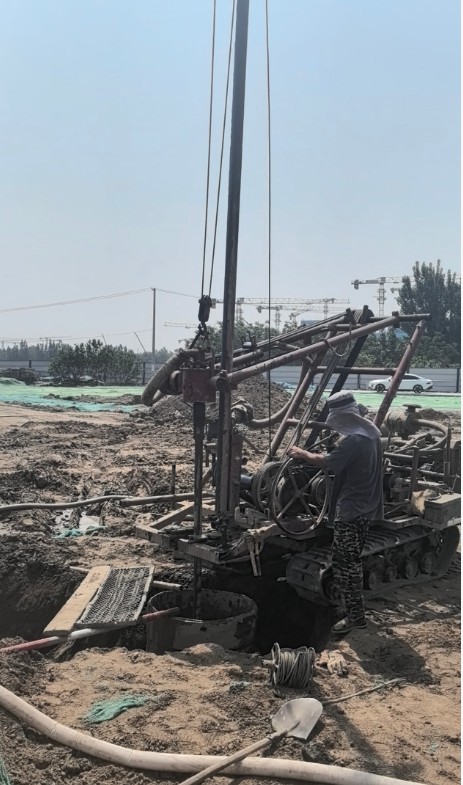 南京下关区工地打井